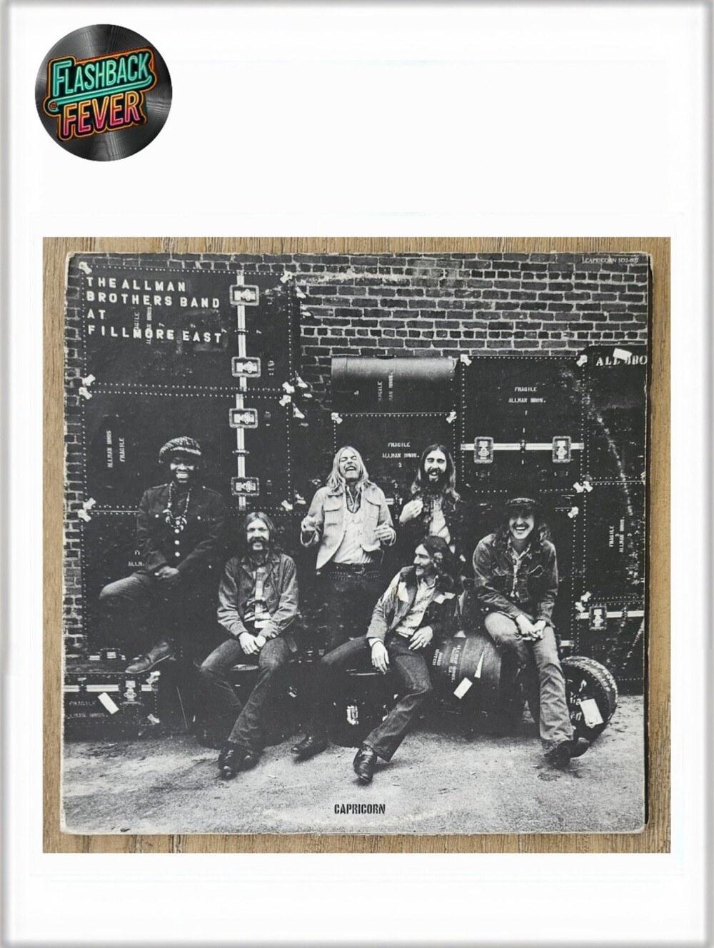 THE ALLMAN BROTHERS BAND•At Fillmore East•1971 US 2xLP(#SD 2-802)Philips Press